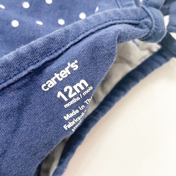 Carter's polkadot print rainbow hearts baby girls bodysuit - Picture 3 of 4